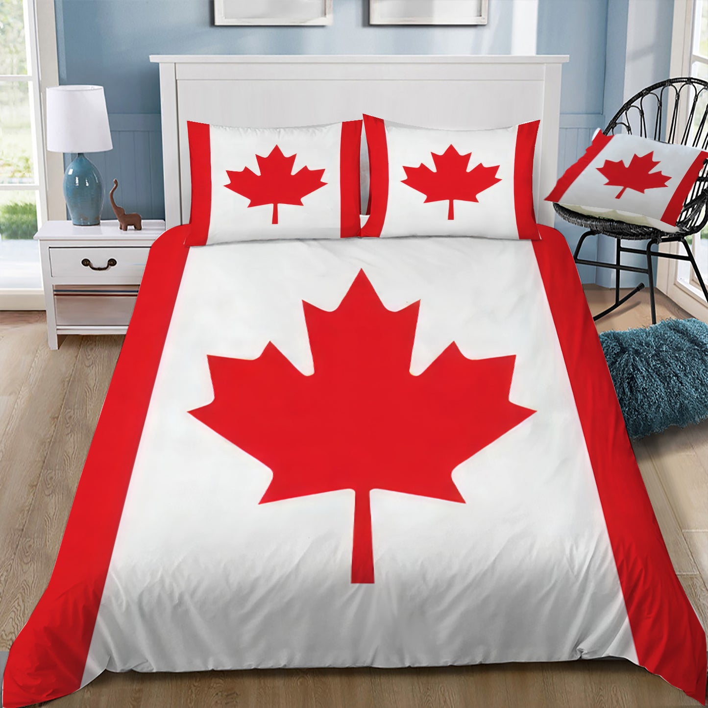 Canada Flag Doona / Duvet Cover and 2 Pillow Slips