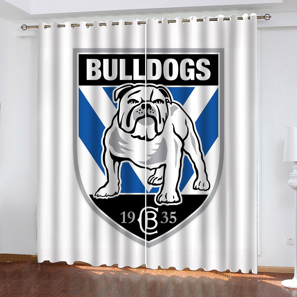 NRL Canterbury Bulldogs Window Curtains