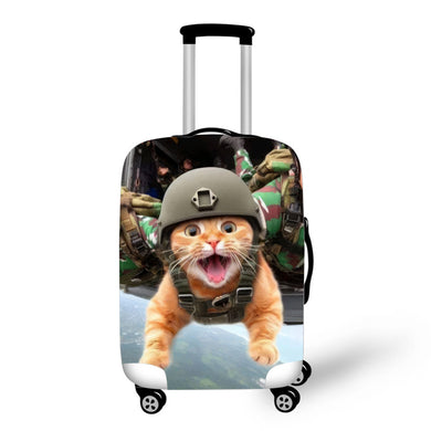 Parachuting Cat Luggage / Suitcase Covers