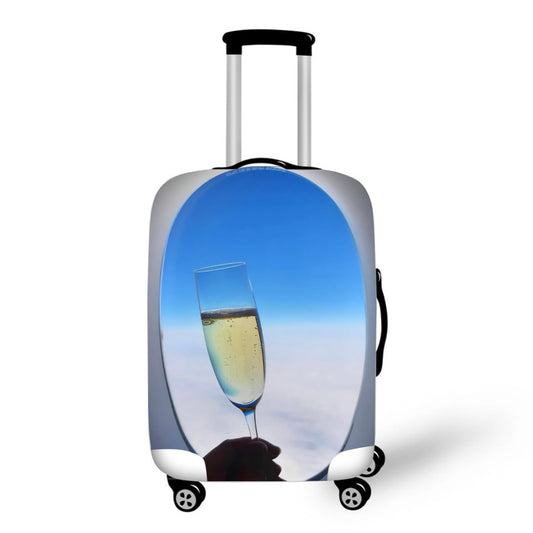 Champagne in a Plane Luggage / Suitcase Covers