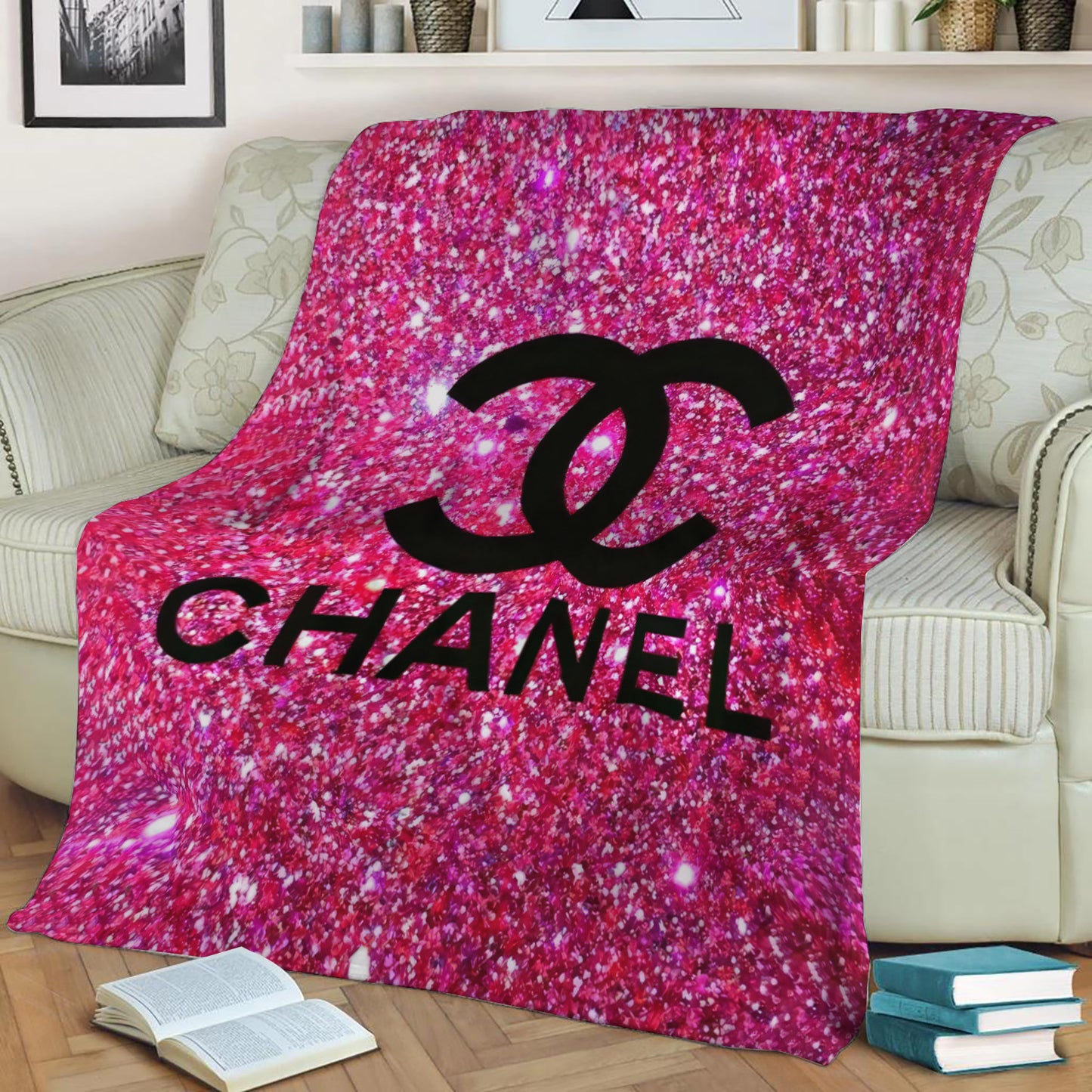 Chanel 3 Fleece Throw Blanket