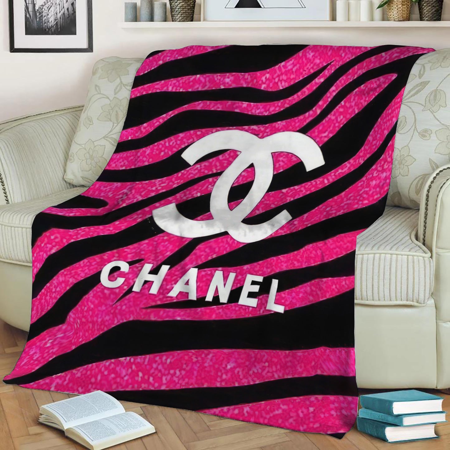 Chanel 1 Fleece Throw Blanket