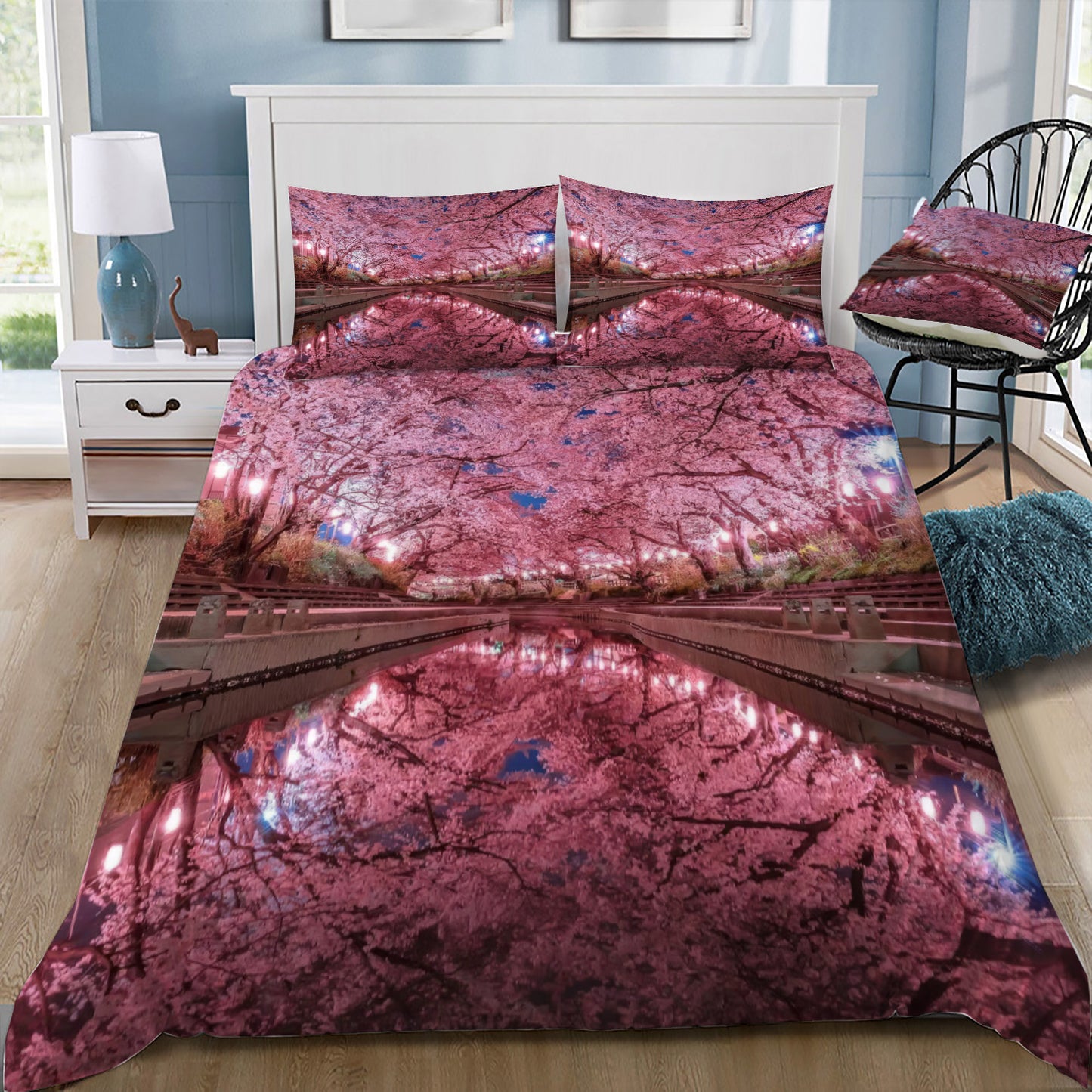 Cherry Blossom Heaven Doona / Duvet Cover and 2 Pillow Slips