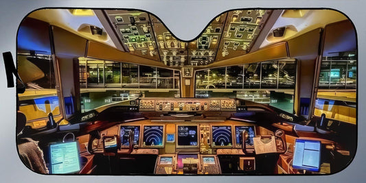 Airplane Cockpit Sunshade For Cars & Trucks