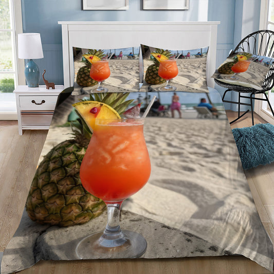 Cocktail on a Beach Doona / Duvet Cover and 2 Pillow Slips