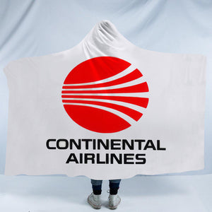 Continental Airlines Australia Hooded Blanket