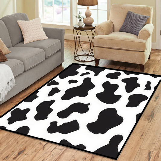 Cow Hide Lookalike Rectangle Rug