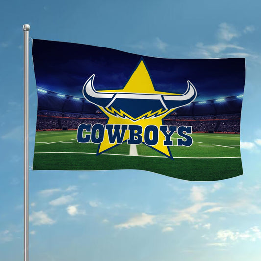 NRL Nth Queensland Cowboys Rugby League Flag