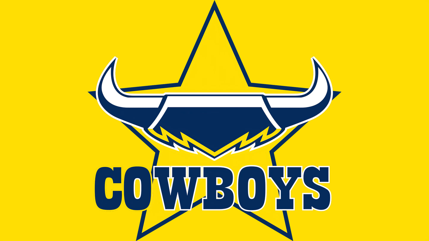 NRL Nth Queensland Cowboys Team Colours Rugby League Flag