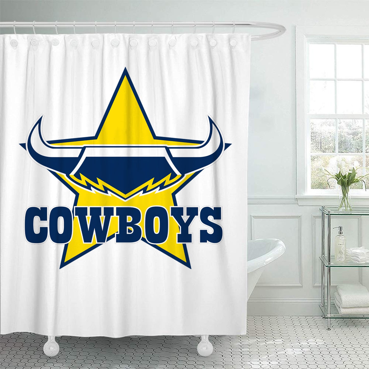 North Queensland Cowboys Shower Curtain