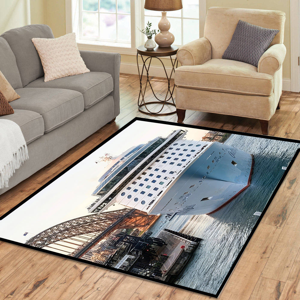 Cruise Ship in Sydney Rectangle Rug