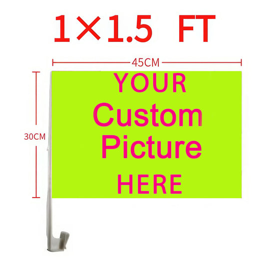 Custom Car Window Flag