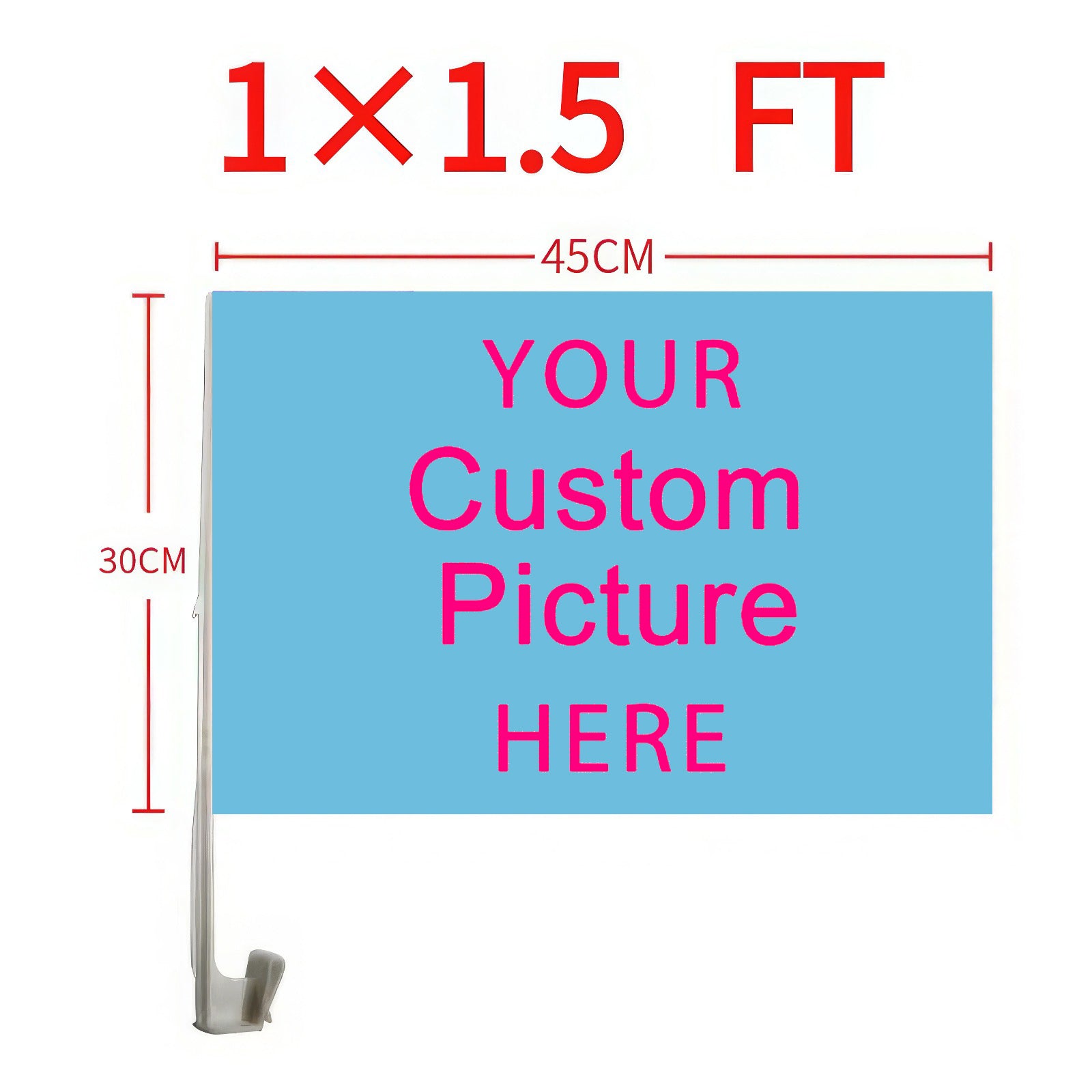 Create Your Own Custom Car Window Flag