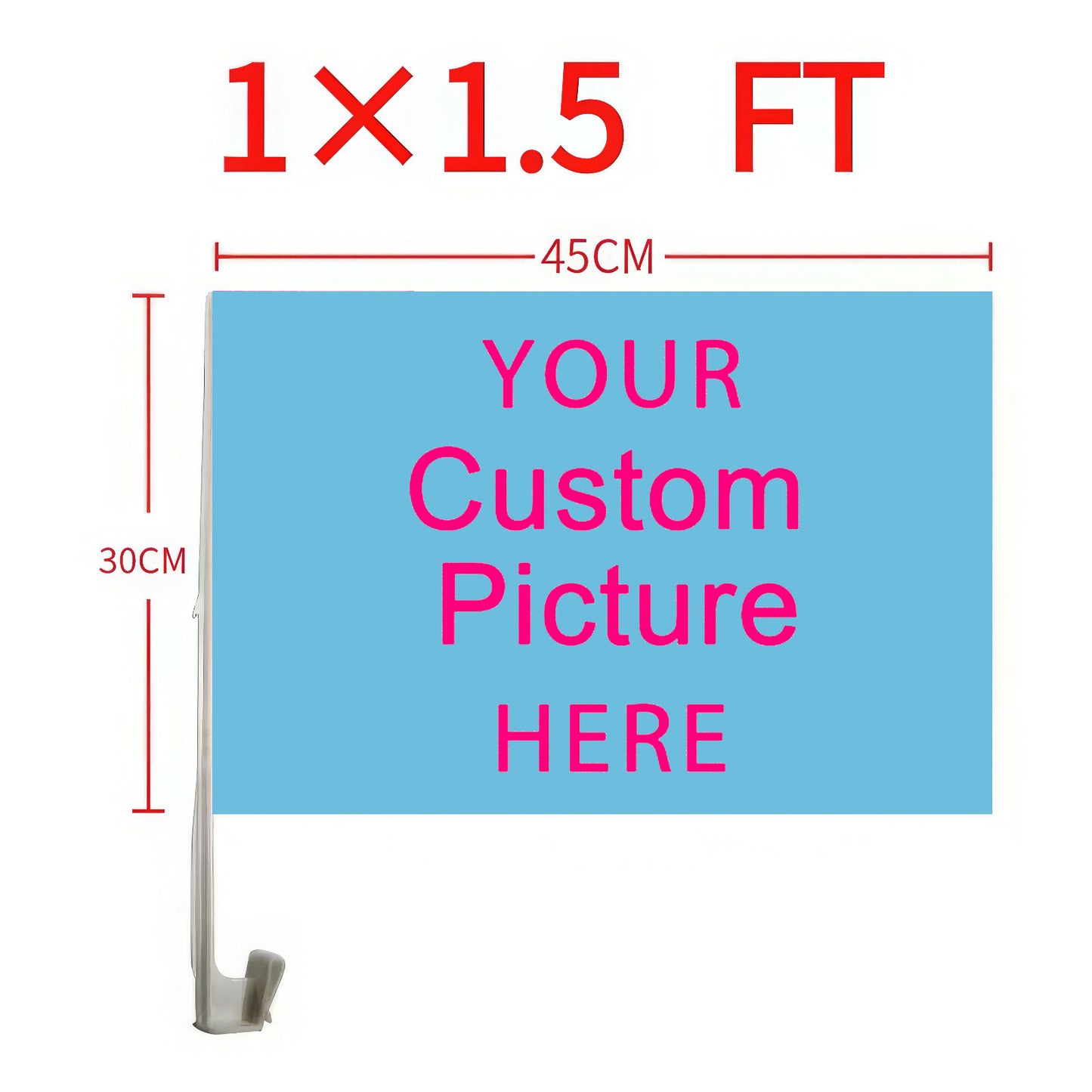 Create Your Own Custom Car Window Flag