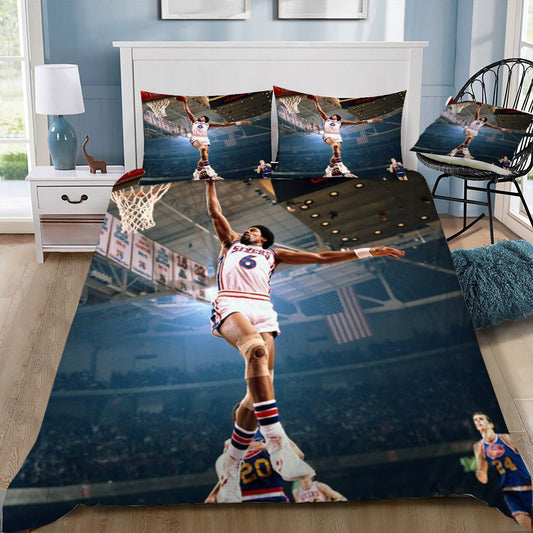 Dr J Julius Erving Doona / Duvet Cover and 2 Pillow Slips