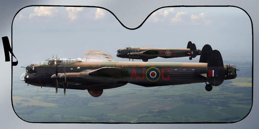 Avro Lancaster Dambusters in Flight Sunshade For Cars & Trucks