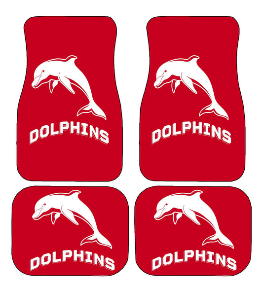 Dolphins NRL Car Floor Mats