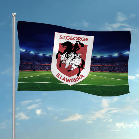 NRL St George Illawarra Dragons Rugby League Flag