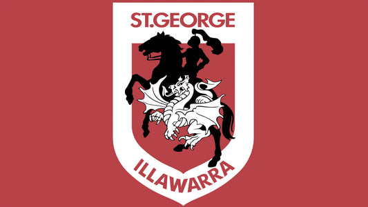 NRL St George Illawarra Dragons Team Colours Rugby League Flag