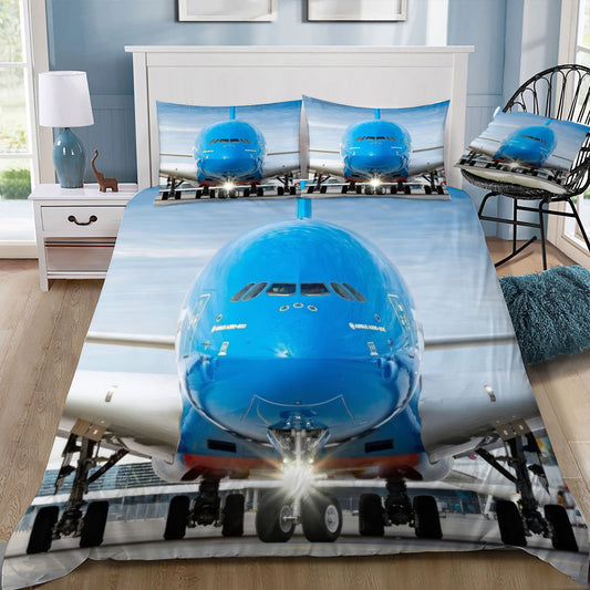 Emirates A380 Dubai Livery Head On Beach Doona / Duvet Cover and 2 Pillow Slips