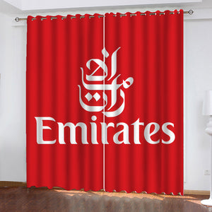 Emirates Airlines Window Curtains