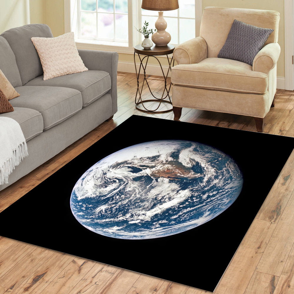 Earth From Space Rectangle Rug