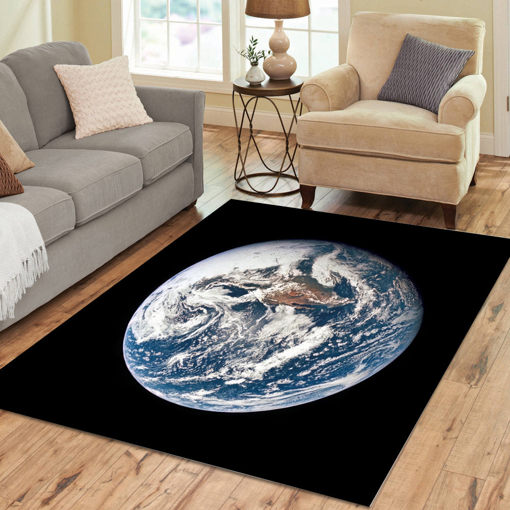 Earth From Space Rectangle Rug