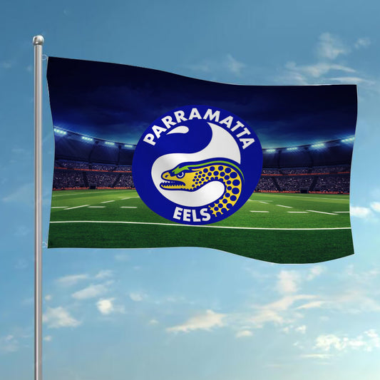 NRL Parramatta Eels Rugby League Flag