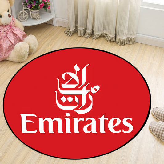 Emirates Airlines Round Rug