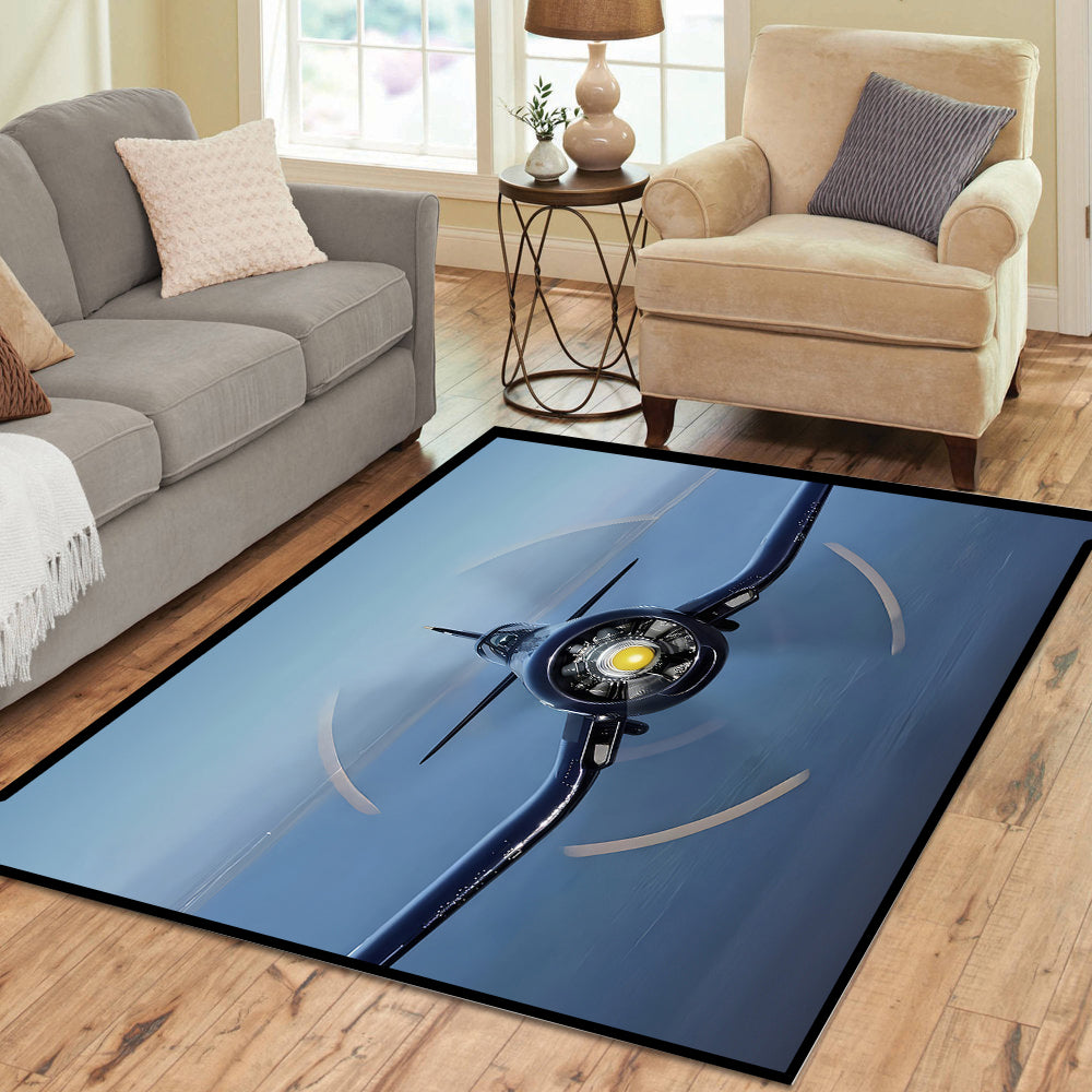 F4-U Corsair In Flight Rectangle Rug
