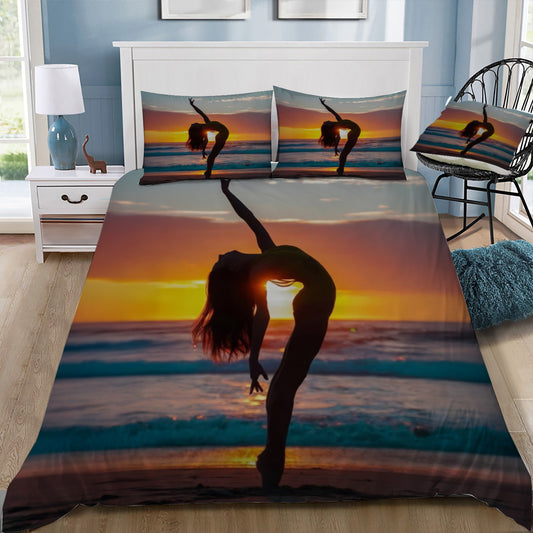 Mornining Exercise Doona / Duvet Cover and 2 Pillow Slips