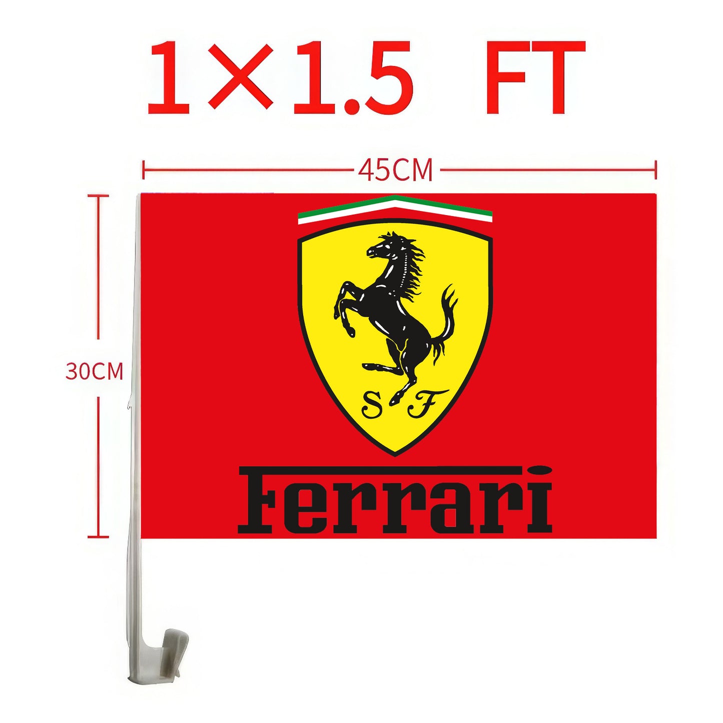 Ferrari Car Window Flag