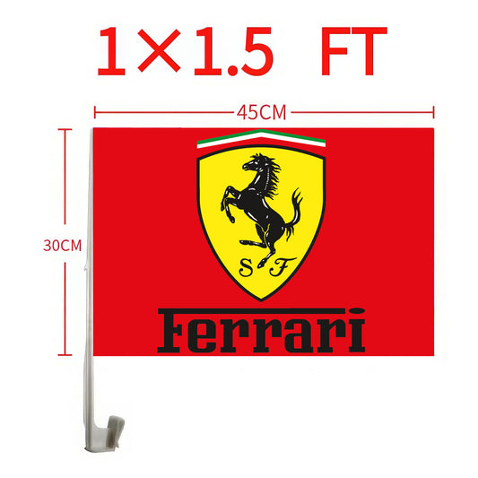 Ferrari Car Window Flag