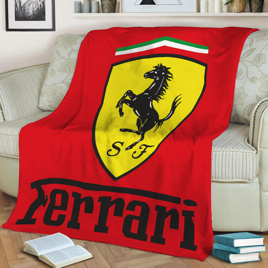 Ferrari Fleece Throw Blanket