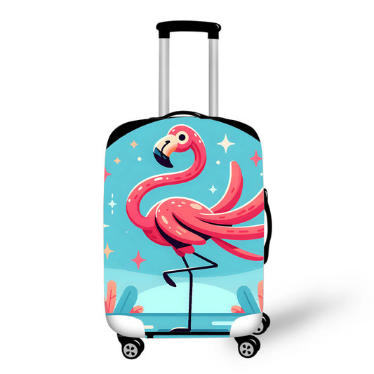 Pink Flamingo Luggage / Suitcase Covers