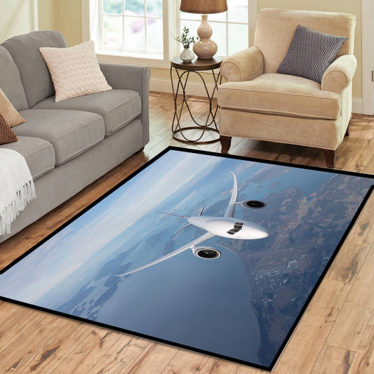 787-9 Head On Mid Air Rectangle Rug