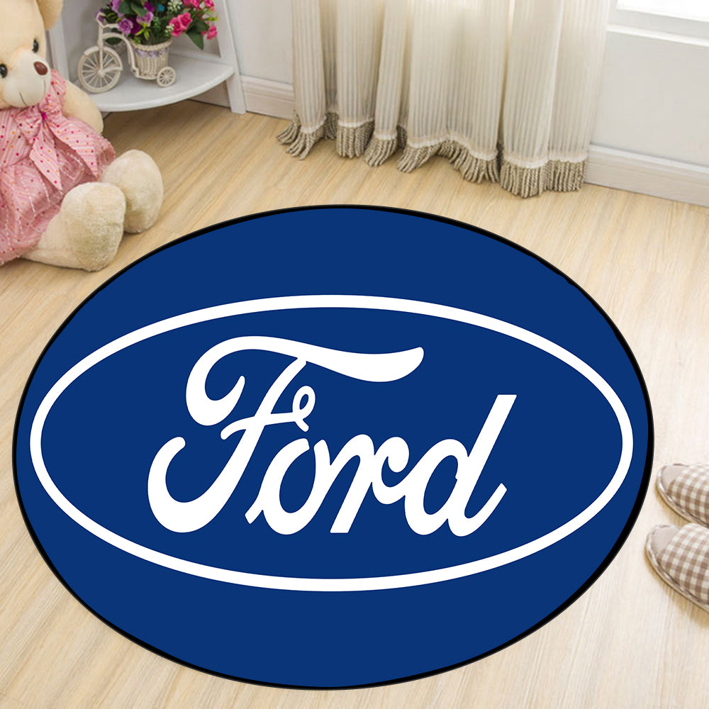 Ford Round Rug