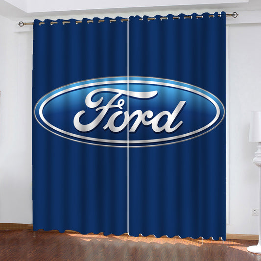Ford Supercars Racing Window Curtains