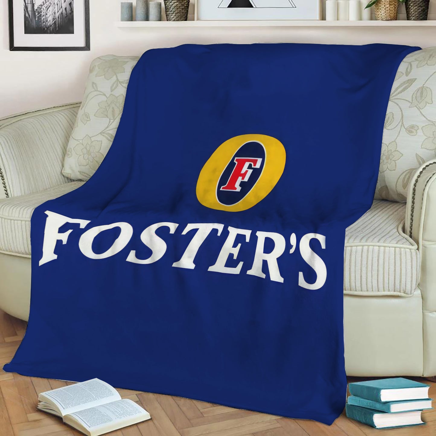 Foster`s Beer Fleece Throw Blanket