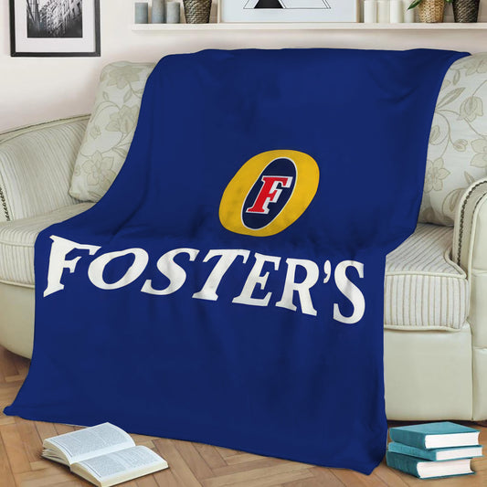 Foster`s Beer Fleece Throw Blanket