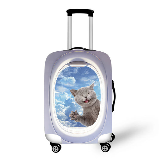 Funny Cat 5 Luggage / Suitcase Covers