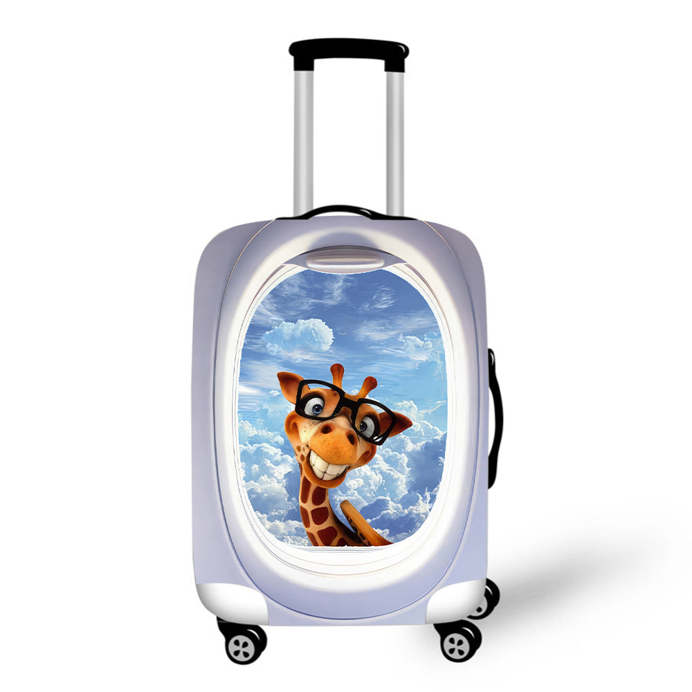 Funny Giraffe 2 Luggage / Suitcase Covers
