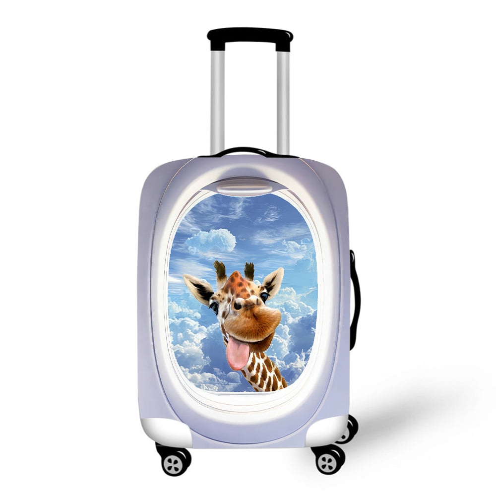 Funny Giraffe Luggage / Suitcase Covers