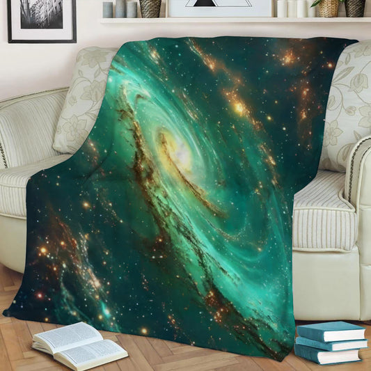 Galaxy Fleece Throw Blanket