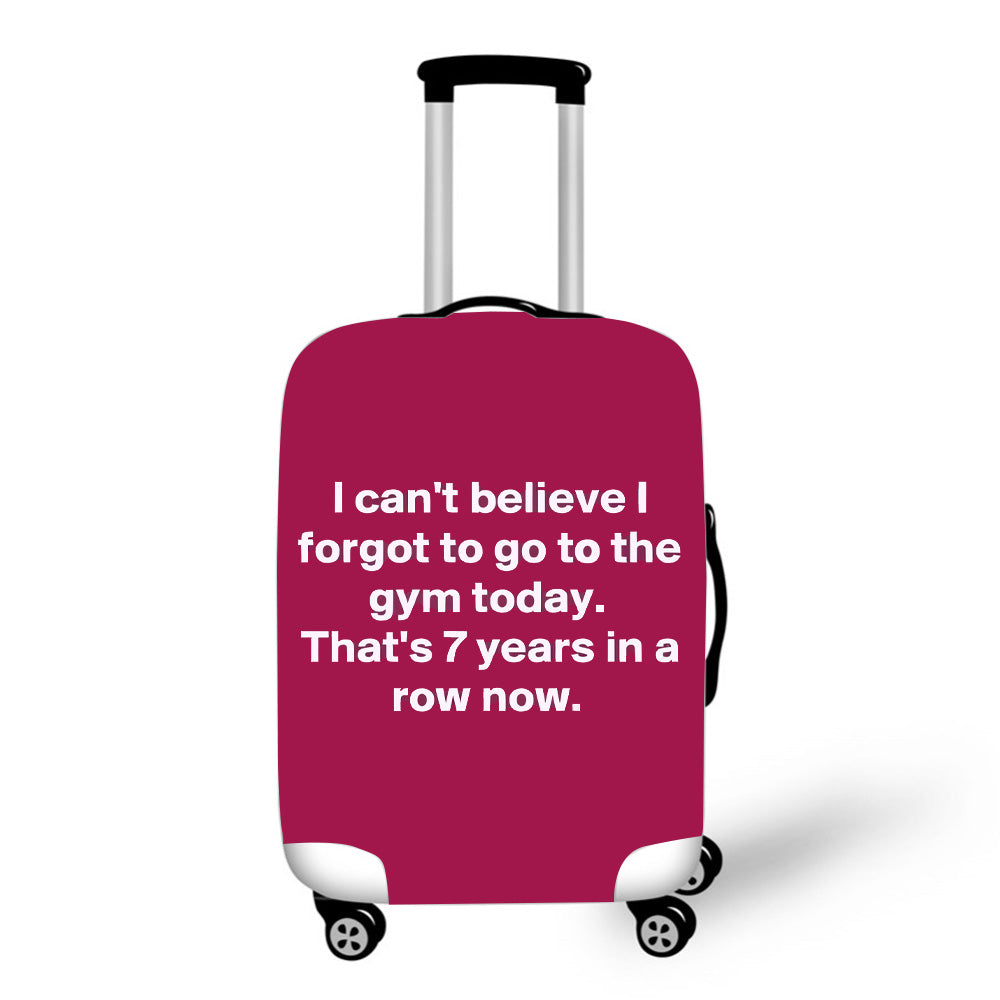 I Forgot to got the Gym Luggage / Suitcase Covers