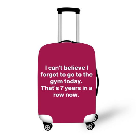 I Forgot to got the Gym Luggage / Suitcase Covers