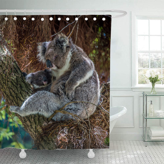 Koala and Joey Shower Curtain