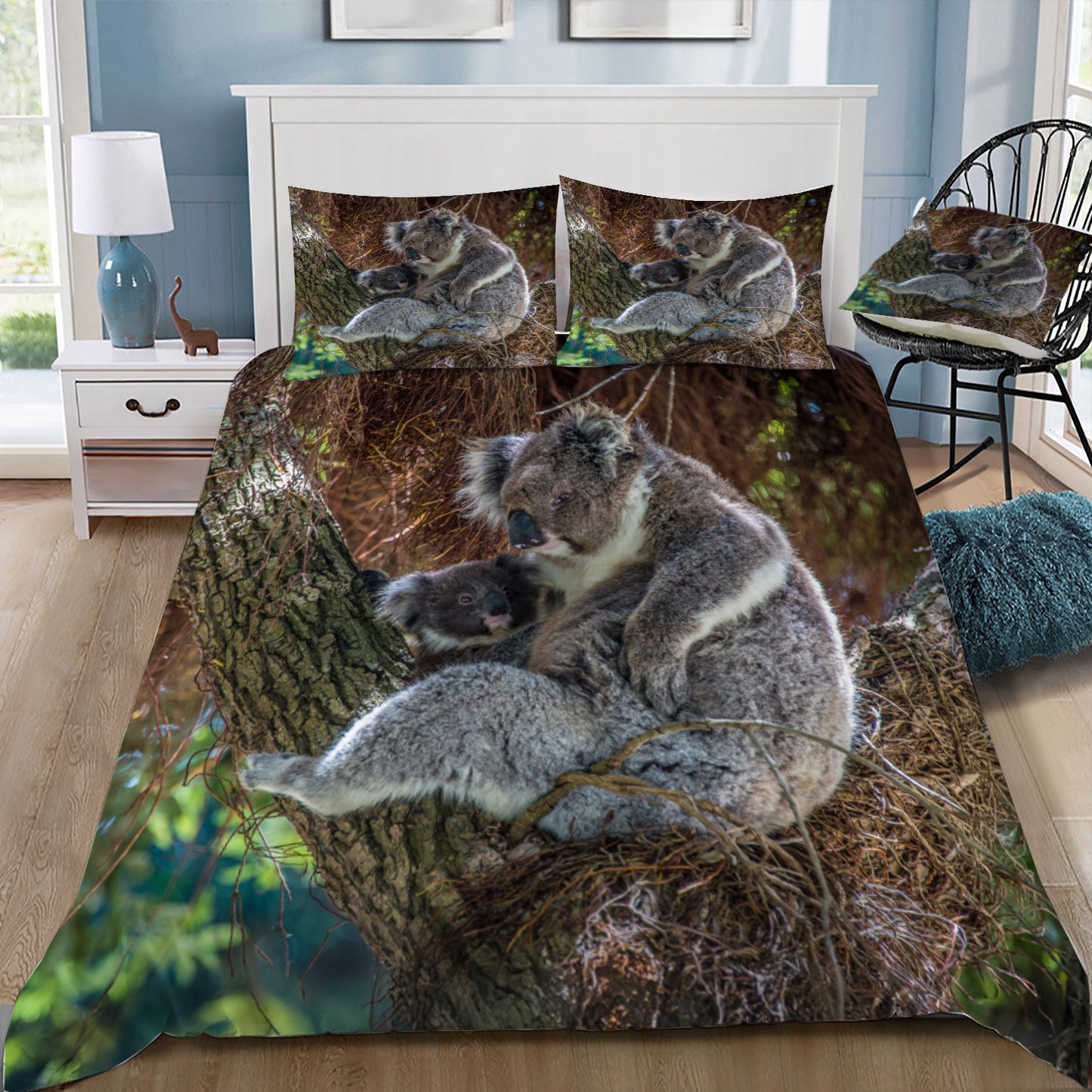 Koala and Joey Doona / Duvet Cover and 2 Pillow Slips
