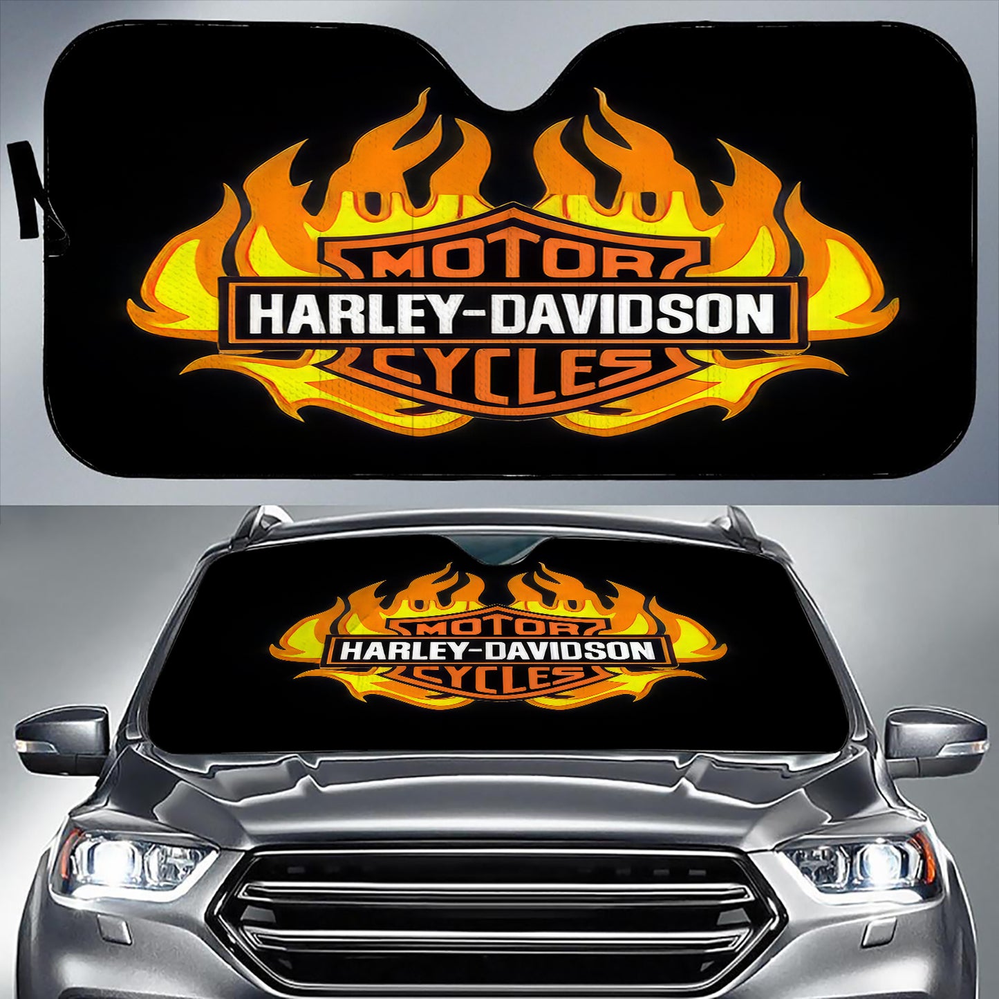 Harley Davidson Sunshade For Cars & Trucks