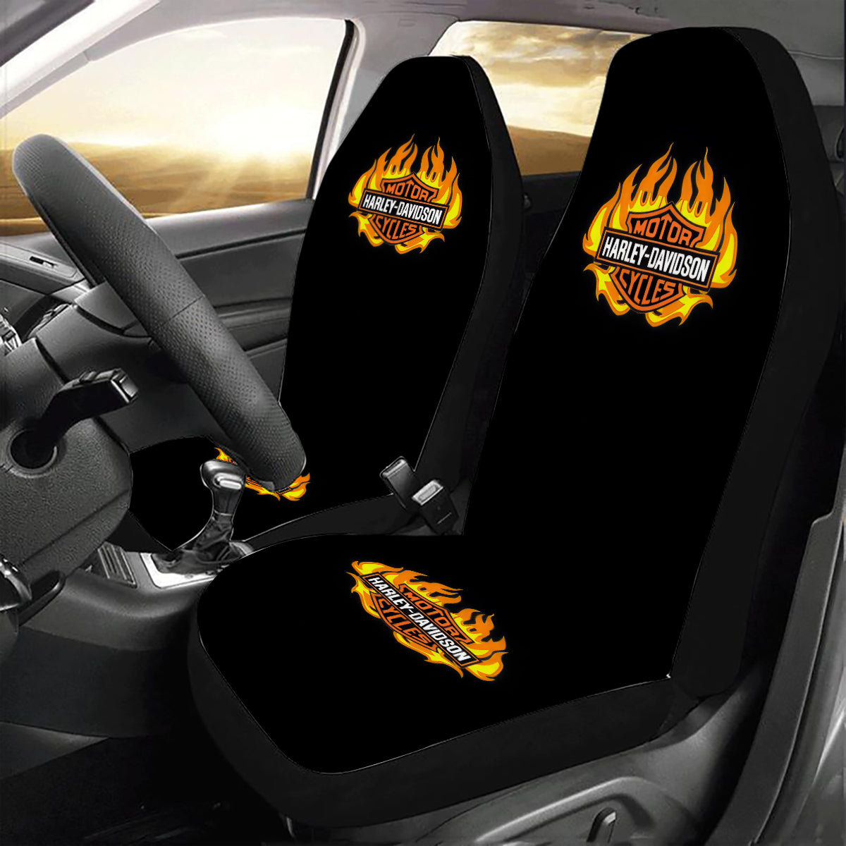 Harley Davidson Car Seat Covers